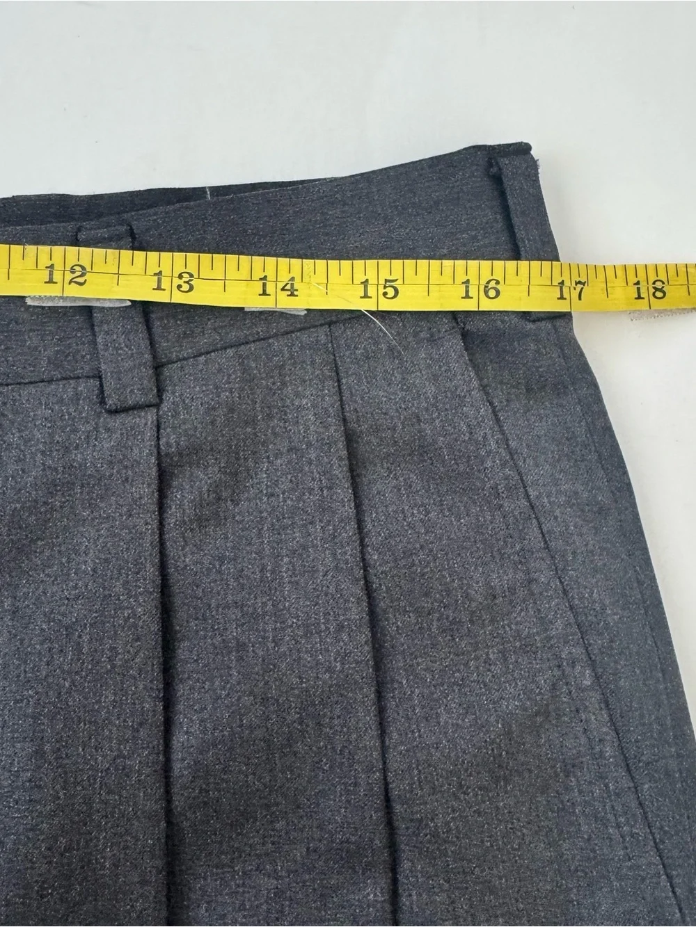 Vtg Hart Schaffner Marx 2 pc Suit 41R 34x30 Gray Gold Trumpeter Wool USA Made
